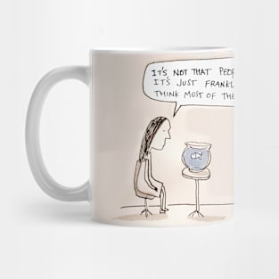 Talking with fish Mug